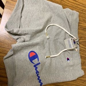 Champion Gray Logo Shorts Size M